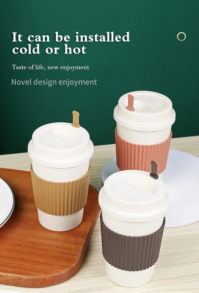 Eco-friendly, reusable coffee cup with a spill-proof lid and portable design.