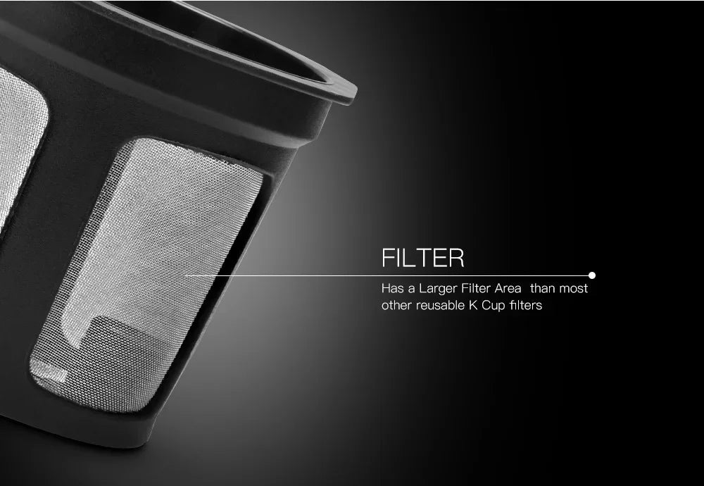 Refillable Coffee Filter Cup – Reusable Coffee Pod Compatible with Keurig 2.0 & 1.0