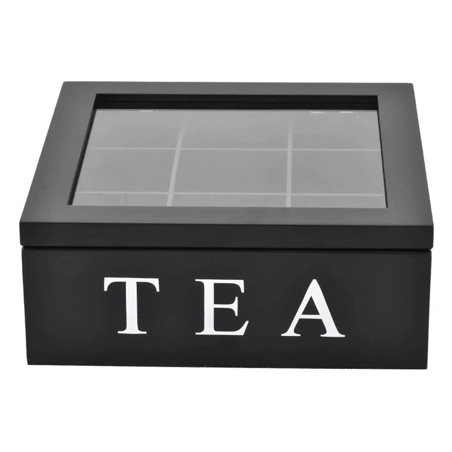 Retro Style Tea Storage Box - Firm and Compact Structure for Tea Bags