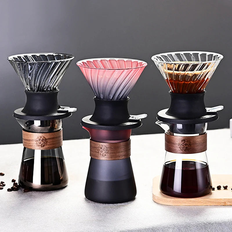 Immersion Coffee Dripper Switch – Pour Over Coffee Maker with Glass Filters