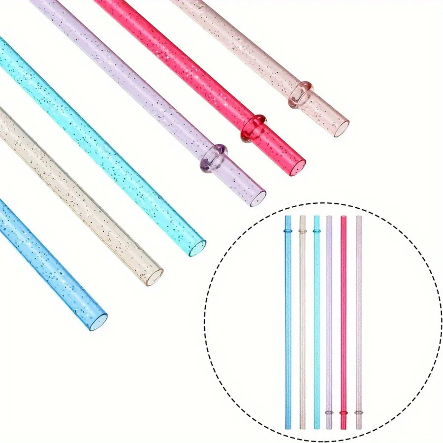 Fun and eco-friendly reusable glitter straws designed for every occasion.