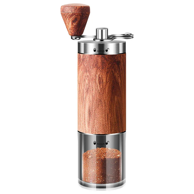 Manual Coffee Grinder with Adjustable Bean Grind Size – Hand Crank Mill