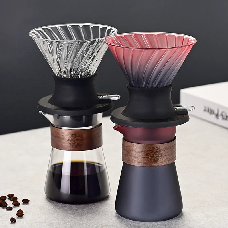 Immersion Coffee Dripper Switch – Pour Over Coffee Maker with Glass Filters