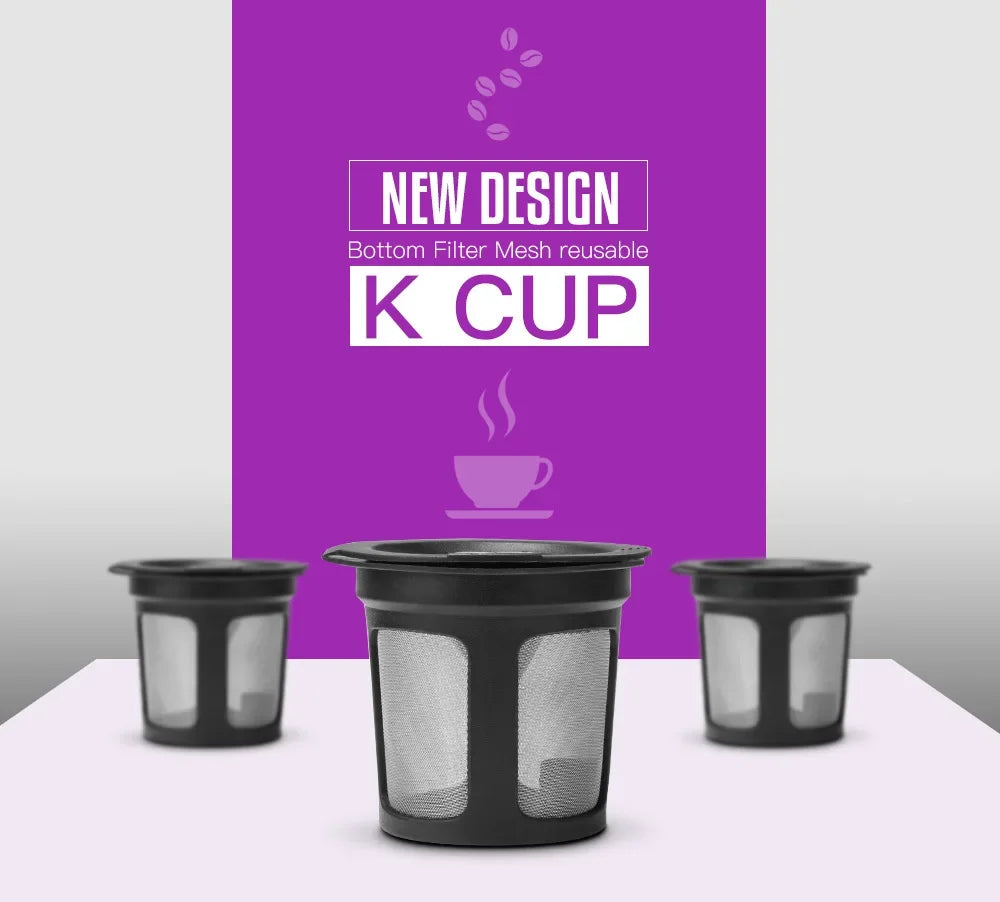 Refillable Coffee Filter Cup – Reusable Coffee Pod Compatible with Keurig 2.0 & 1.0