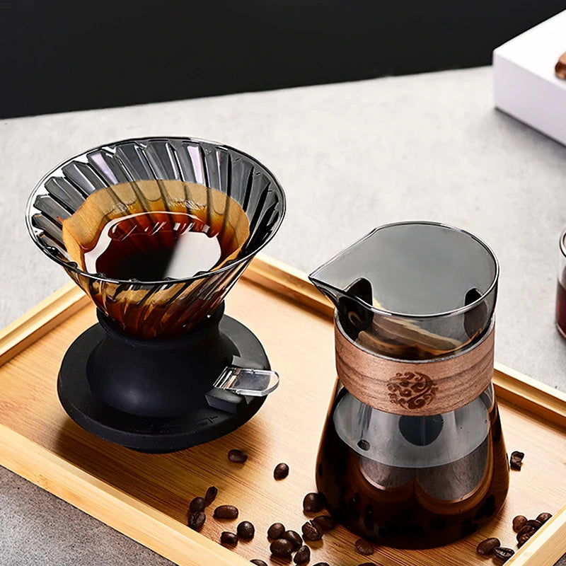 Immersion Coffee Dripper Switch – Pour Over Coffee Maker with Glass Filters